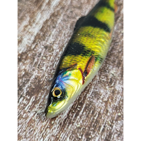 Силикон Savage Gear LB 4D Herring Shad 90mm 5.0g Perch (поштучно), Длина силикона: 90mm, Расцветка силикона: Perch, фото , изображение 3
