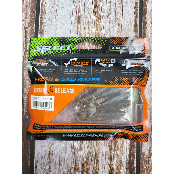 Силикон Select FatFish 2.4" #215 (6 шт/уп), Длина силикона: 2.4" (6.1 см), Расцветка силикона: 215, фото , изображение 5