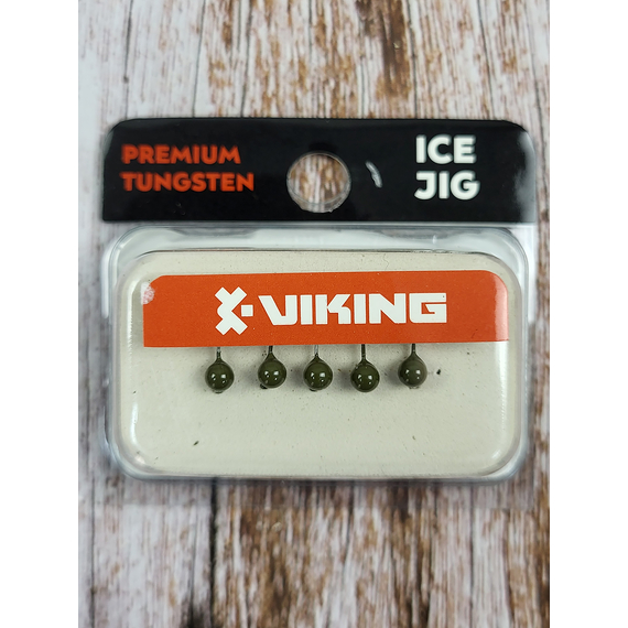 Мормышка вольфрамовая Viking Fishing Round 0.3g 3mm Olive (5шт), Размер/Вес: 3мм/0.3г, Цвет мормышки: Olive, фото , изображение 3
