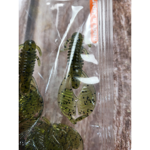 Силикон Reins AX Craw Mini 2" 001 Watermelon Seed (12шт/уп), Длина силикона: 2.0" (5,08 см), Расцветка силикона: 001 Watermelon Seed, фото , изображение 5