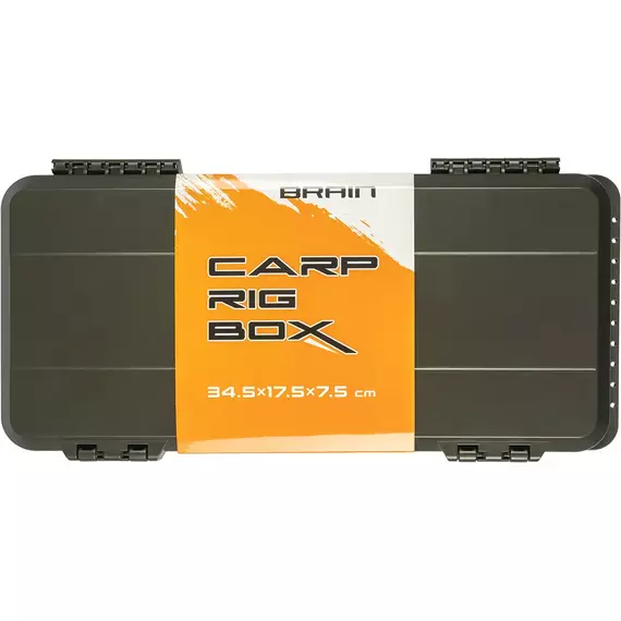 Коробка Brain Carp Rig Box #44 34.5х17.5х7.5cm, Размер сумки: 34.5x17.5x7.5см, фото , изображение 2