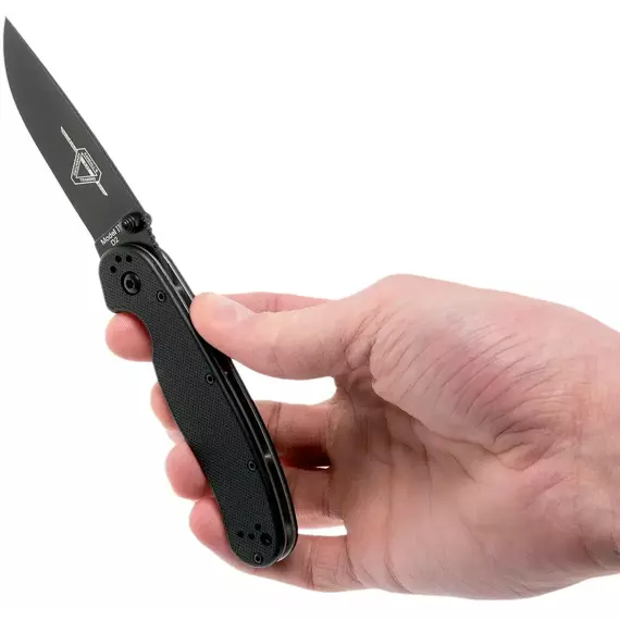 Ніж Ontario Knife RAT II Linerlock D2 к:black, фото 