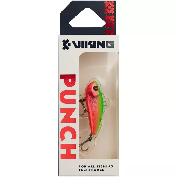 Воблер Viking Fishing Punch Vib 40mm 6g #27 Scarlet King, Розмір/Вага: 40mm/6g, Колір воблера: Scarlet King, фото , изображение 2