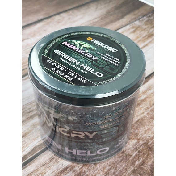 Жилка Prologic Mimicry Green Helo 1000m 0.28mm 13lb/6.2kg, Диаметр: 0.28mm, Размотка: 1000m, фото , изображение 7