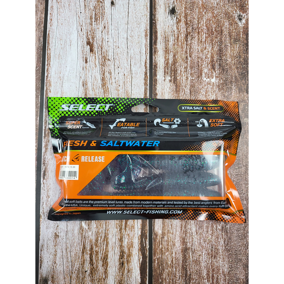 Силикон Select Fatfish 5.8" col.777 (4 шт/упак), Длина силикона: 5.8" (14.73 см), Расцветка силикона: 777, фото , изображение 5