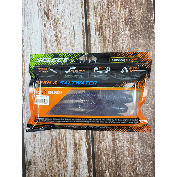 Силикон Select FatFish 5.8" #800 (4 шт/уп), Длина силикона: 5.8" (14.73 см), Расцветка силикона: 800, фото , изображение 5