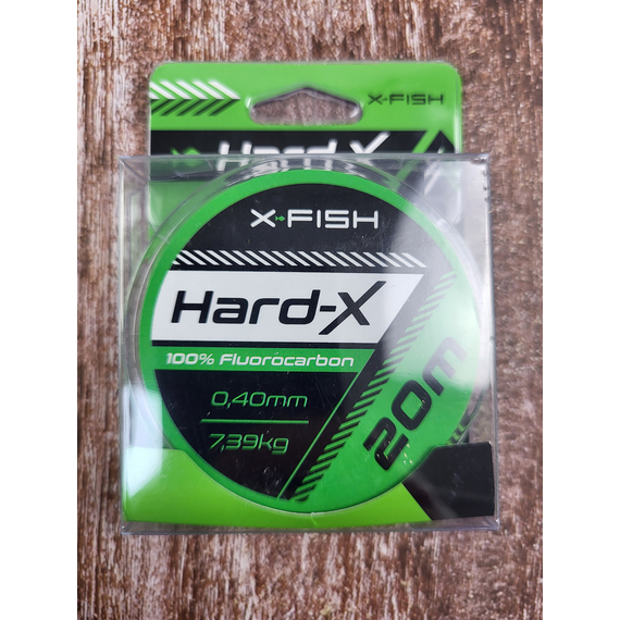 Флюорокарбон X-Fish Hard-X 20m (clear) 0.40mm 7.39kg, Діаметр: 0.40mm, Розмотування: 20m, фото , изображение 3
