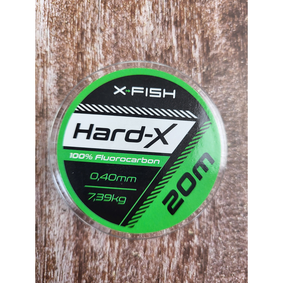 Флюорокарбон X-Fish Hard-X 20m (clear) 0.40mm 7.39kg, Діаметр: 0.40mm, Розмотування: 20m, фото , изображение 5