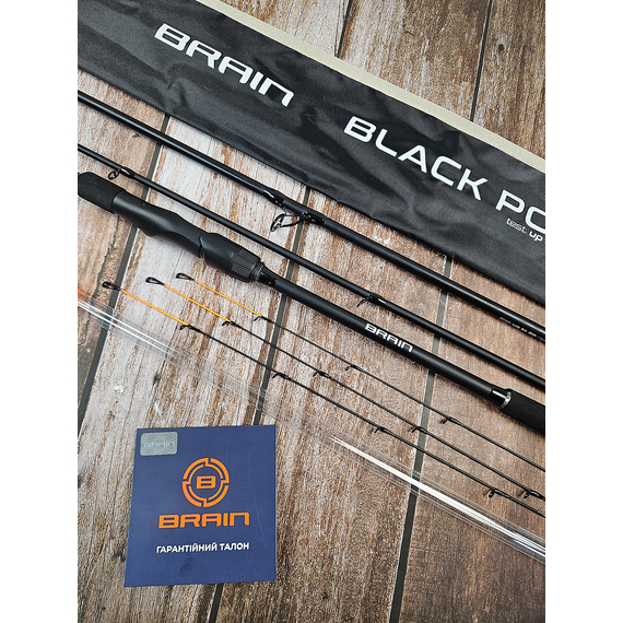 Фідер Brain Black Pond 2.7м / 20–40гр — легкий пікер для ближнього закидання, Модель: 2.7m 20-40g, фото , изображение 2