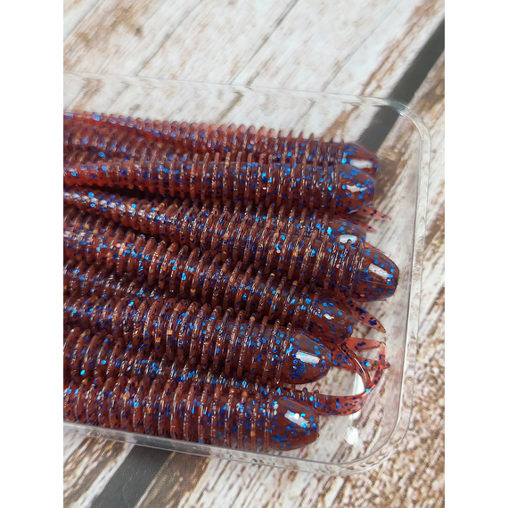 Силикон Keitech Live Impact 2.5" 12, цвет: ea#03 grape, Длина силикона: 2.5" (6.3 см), Расцветка силикона: EA#03 Grape, фото , изображение 7