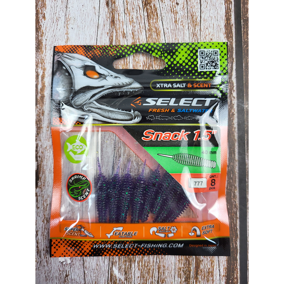 Силикон Select Snack 1.5" col.777 (8 шт/пак), Длина силикона: 1.5" (4 см), Расцветка силикона: 777, фото , изображение 4
