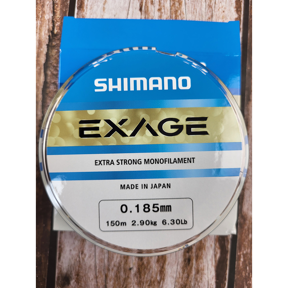 Жилка SHIMANO EXAGE 150m 0.185mm 2.9kg, Діаметр: 0.185, Розмотування: 150m, фото , изображение 6