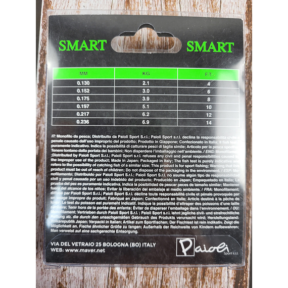 Волосінь Smart Sirio Bolo 150m (clear) 0.197mm 5.1kg, Диаметр: 0.197mm, Размотка: 150m, фото , изображение 3
