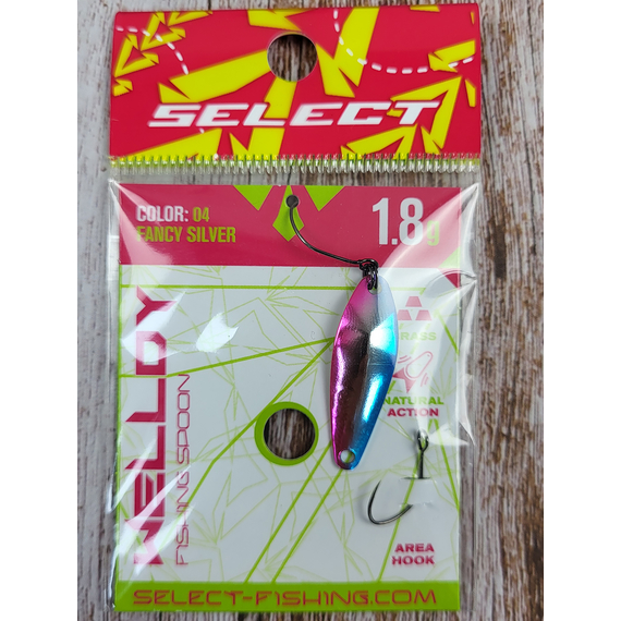 Мормышка Select Welldy 1.8g 31mm #04 Fancy Silver, Вес: 1.8, Цвет блесны: #04 Fancy Silver, фото , изображение 3