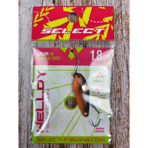 Мормышка Select Welldy 1.8g 31mm #06 Copper Trick, Вес: 1.8, Цвет блесны: #06 Copper Trick, фото , изображение 3