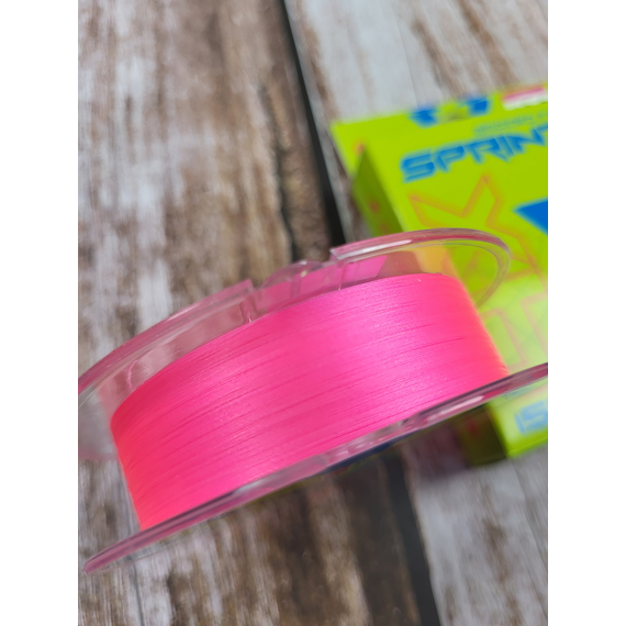 Шнур Select Sprint PE 4X Pink 150m #0.2/0.06mm 7lb/3.1kg, Диаметр: 0.06mm, Размотка: 150m, Выберите цвет: Рожевий, фото , изображение 6