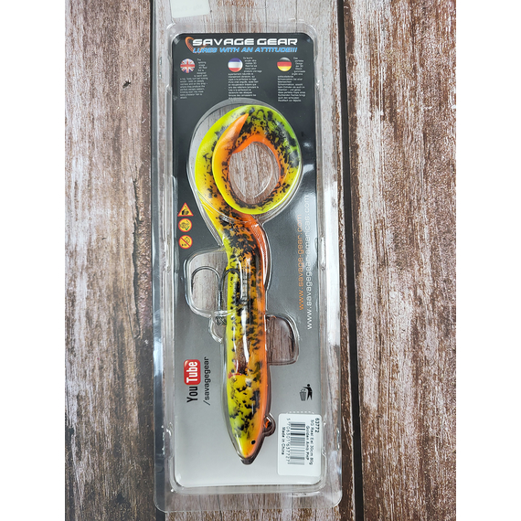 Силікон Savage Gear 4D Real Eel 300mm 80.0g Golden Ambulance PHP (поштучно), Довжина силікону: 300mm, Колір силікону: Golden Ambulance PHP, фото , изображение 3