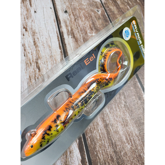 Силікон Savage Gear 4D Real Eel 300mm 80.0g Golden Ambulance PHP (поштучно), Довжина силікону: 300mm, Колір силікону: Golden Ambulance PHP, фото , изображение 6