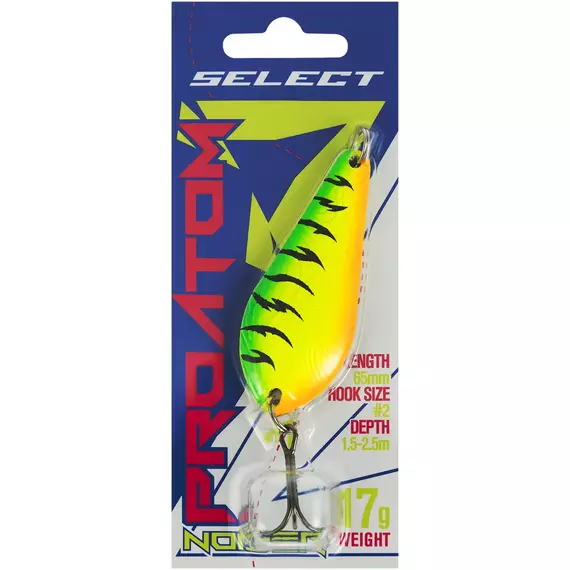 Блешня Select ProAtom Noiser 17.0g 65mm #10, Вес: 17г, Цвет блесны: 10, фото , изображение 2