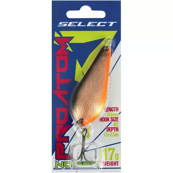 Блешня Select ProAtom Noiser 17.0g 65mm #07, Вес: 17г, Цвет блесны: 07, фото , изображение 2