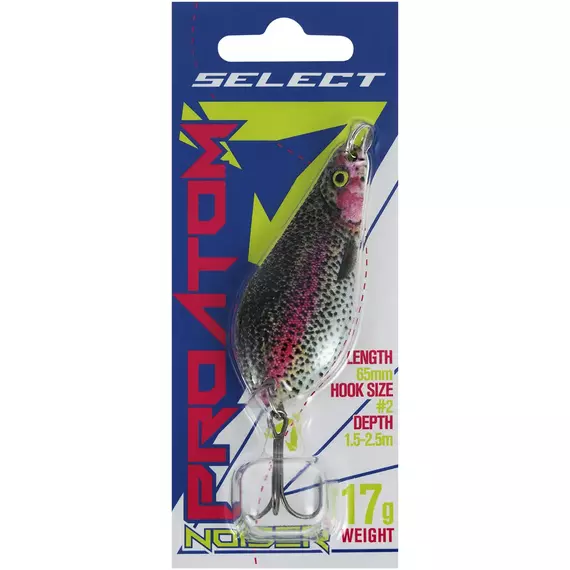 Блешня Select ProAtom Noiser 17.0g 65mm S48, Вес: 17г, Цвет блесны: S48, фото , изображение 2