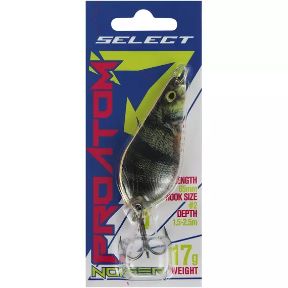 Блешня Select ProAtom Noiser 17.0g 65mm S49, Вес: 17г, Цвет блесны: S49, фото , изображение 2