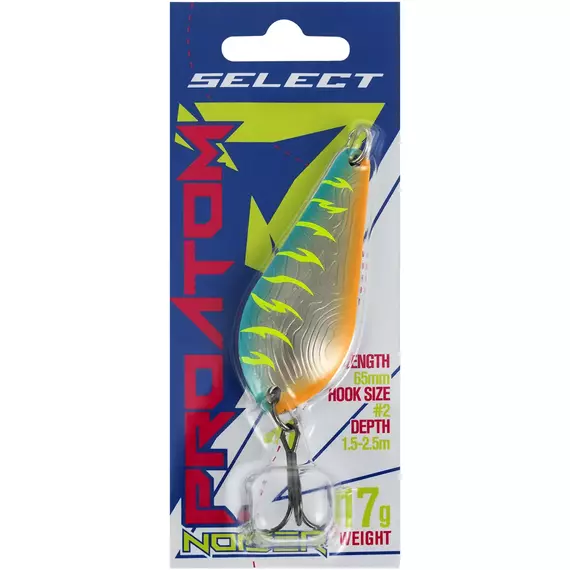 Блешня Select ProAtom Noiser 17.0g 65mm #15, Вес: 17г, Цвет блесны: 15, фото , изображение 2