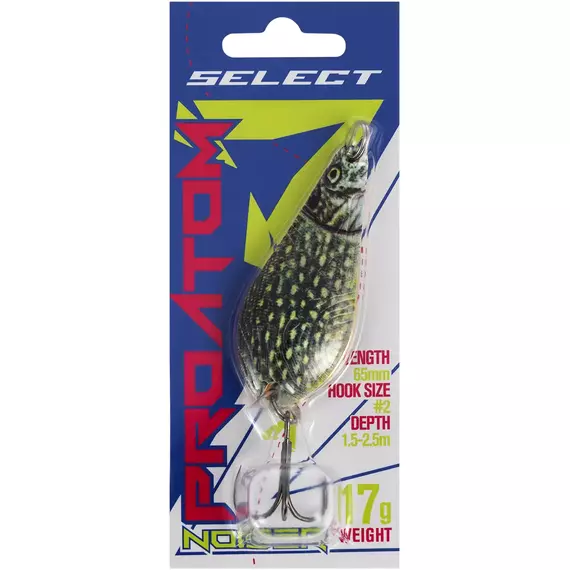 Блешня Select ProAtom Noiser 17.0g 65mm S51, Вес: 17г, Цвет блесны: S51, фото , изображение 2