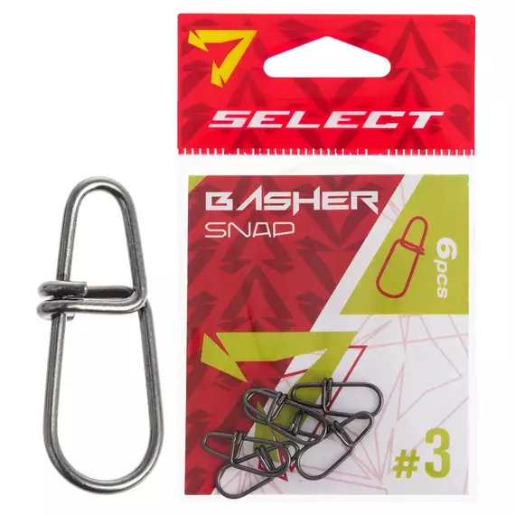 Застібка Select Basher Snap #3 (6 шт / уп), Длина: 18 мм, фото 