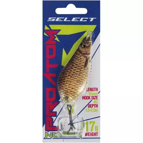 Блешня Select ProAtom Noiser 17.0g 65mm S50, Вес: 17г, Цвет блесны: S50, фото , изображение 2