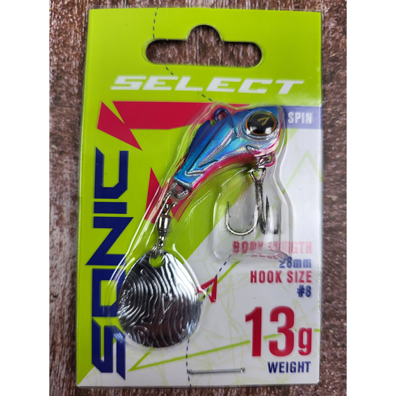 Тейл-спинер Select Sonic 13.0g #10, Вес: 13г, Цвет блесны: 10, фото , изображение 3