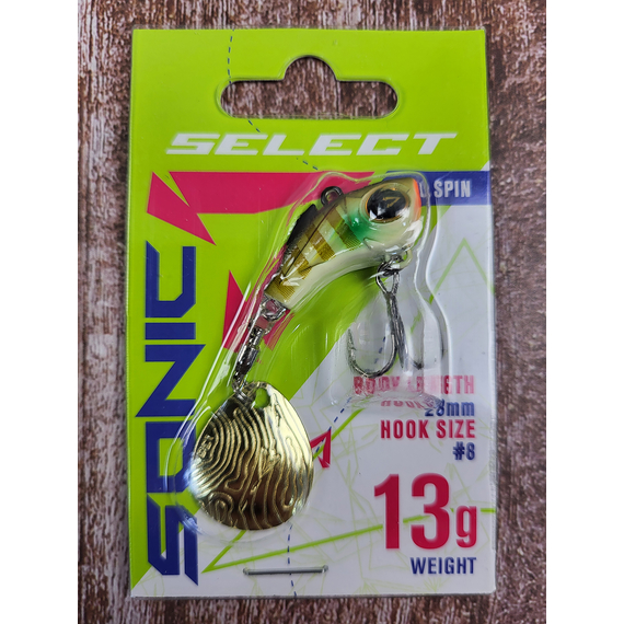 Тейл-спинер Select Sonic 13.0g #12, Вес: 13г, Цвет блесны: 12, фото , изображение 3