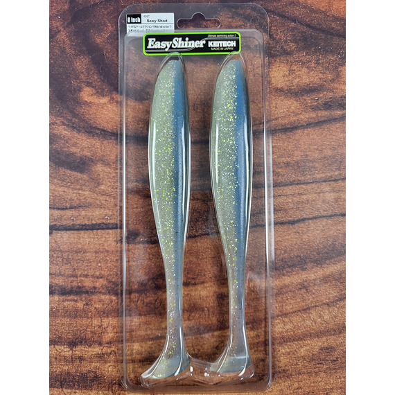 Силикон Keitech Easy Shiner 8" (2 шт/упак) ц:426 sexy shad, Длина силикона: 8" (20.3 см), Расцветка силикона: 426 Sexy Shad, фото , изображение 4