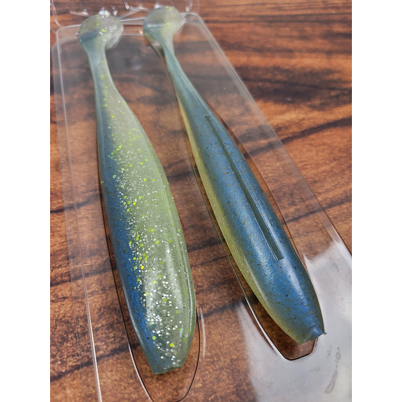 Силикон Keitech Easy Shiner 8" (2 шт/упак) ц:426 sexy shad, Длина силикона: 8" (20.3 см), Расцветка силикона: 426 Sexy Shad, фото , изображение 7