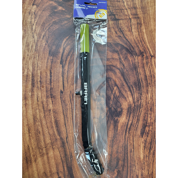 Подставка Brain EVA Rod Rest R03 50см – мягкий держатель удилища с EVA-покрытием и универсальным креплением., Размер подставки: 50 см, фото , изображение 2