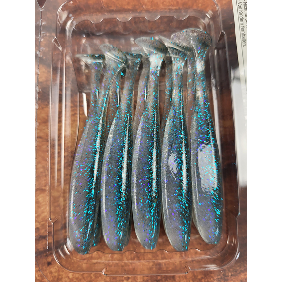 Силікон Keitech Easy Shiner 3" (10 шт/уп),, колір: ea#22 electric silver shi, Довжина силікону: 3" (7.6 см), Колір силікону: EA#22 Electric Silver Shi, фото , изображение 6