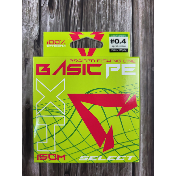 Шнур рыболовный Select Basic PE 150m, 0.06mm, 6Lb/3kg, цвет: салатовый, Диаметр: 0.06mm, Размотка: 150m, Выберите цвет: салатовий, фото , изображение 6