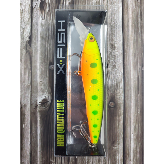 Воблер X-Fish Slim 100F 100mm 16.5g #163 (0.8-1.2m), Розмір/Вага: 100mm/16.5g, Колір воблера: 163, фото , изображение 3