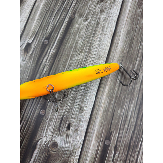 Воблер X-Fish Slim 100F 100mm 16.5g #163 (0.8-1.2m), Розмір/Вага: 100mm/16.5g, Колір воблера: 163, фото , изображение 6