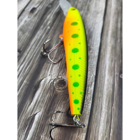 Воблер X-Fish Slim 100F 100mm 16.5g #163 (0.8-1.2m), Розмір/Вага: 100mm/16.5g, Колір воблера: 163, фото , изображение 9