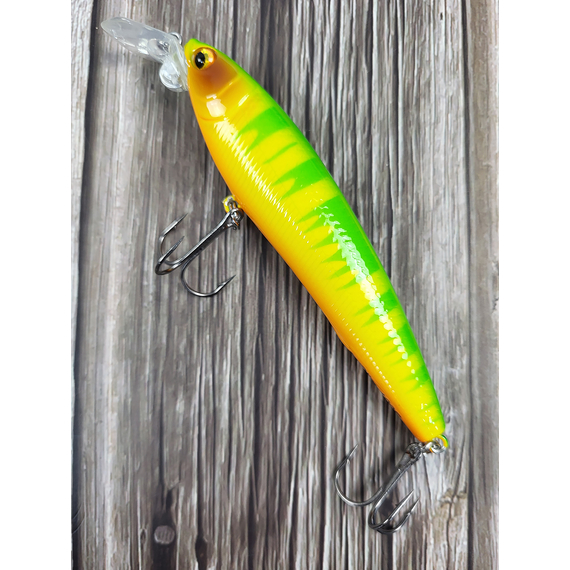 Воблер X-Fish Slim 100F 100mm 16.5g #061 (0.8-1.2m), Розмір/Вага: 100mm/16.5g, Колір воблера: 061, фото , изображение 5