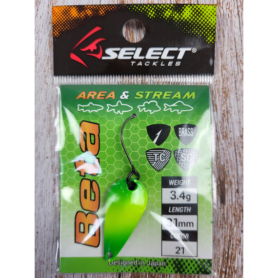 Мормышка Select Beta 3.4g 31mm #21, фото , изображение 2