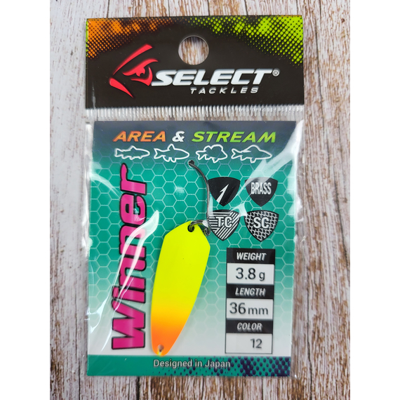 Мормышка Select Winner 3.8g 36mm #12, фото , изображение 2
