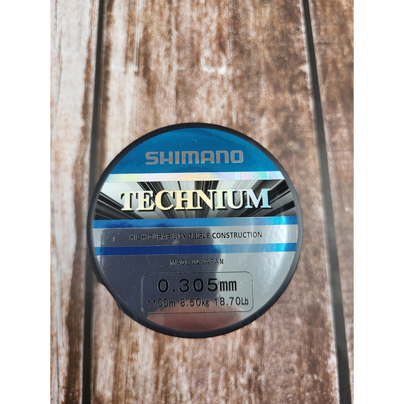 Леска SHIMANO TECHNIUM 1100m 0.305mm 8.5kg (TEC30QPPB), Диаметр: 0.305, Размотка: 1100m, фото , изображение 4