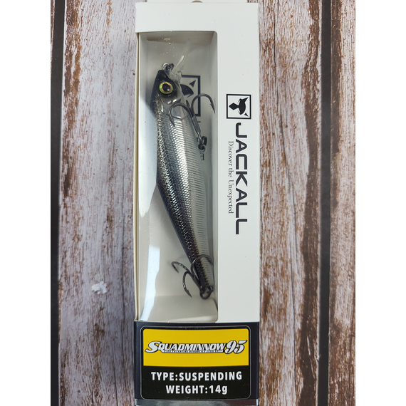 Воблер Jackall Squad Minnow 95SP 95mm 14.0g HL Bora, Розмір/Вага: 95мм/14г, Колір воблера: HL Bora, фото , изображение 3