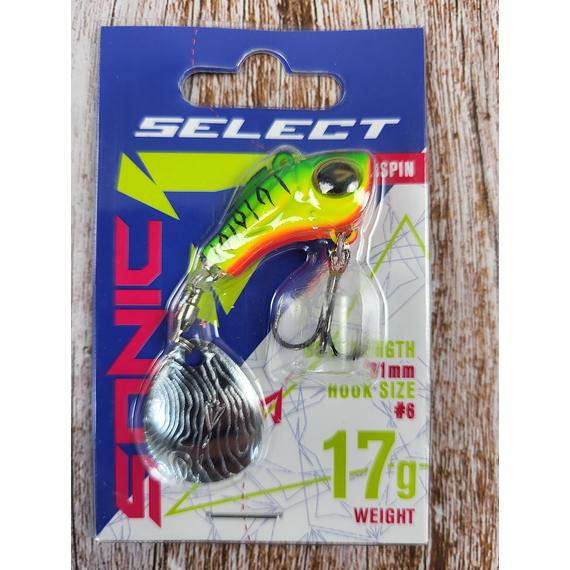 Тейл-спинер Select Sonic 17.0g #02, Вес: 17г, Цвет блесны: 2, фото , изображение 3