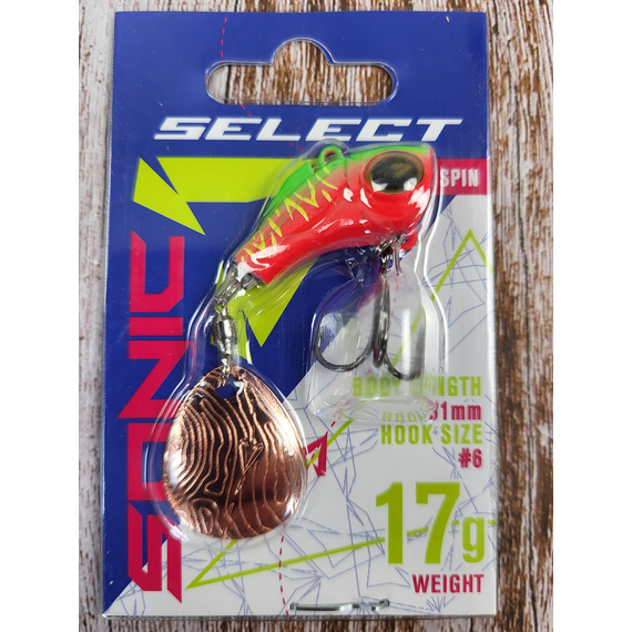 Тейл-спинер Select Sonic 17.0g #04, Вес: 17г, Цвет блесны: 4, фото , изображение 3