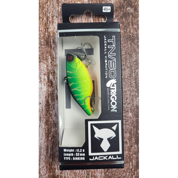 Воблер Jackall TN50 Trigon 52mm, 11.2g, Mat Tiger (раттлін), Розмір/Вага: 52мм/11.2г, Колір воблера: Mat Tiger, фото , изображение 2