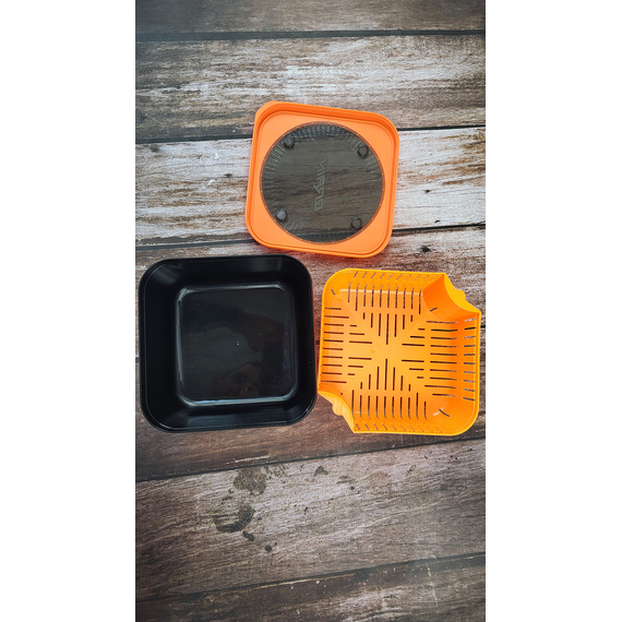 Ємність Brain Pellet/Bait box 17x17x9см 1.87л (с ситом), Розмір ємкості: 1.87л (17x17x9см), фото , изображение 6