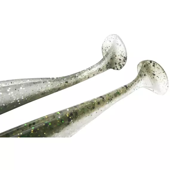 Силікон Keitech Easy Shiner 2" #101 Green Pumpkin PP. (12 шт / уп) к:green pumpkin pp., Довжина силікону: 2" (5.1 см), Колір силікону: #101 Green Pumpkin PP., фото , изображение 3